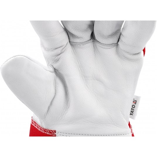 RĘKAWICE BUDOWLANE KOZIA SKÓRA R. 9 -zdjęcie numer 6