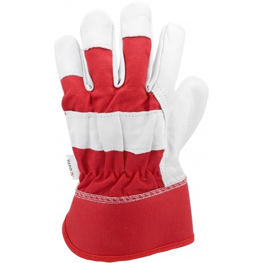 RĘKAWICE BUDOWLANE KOZIA SKÓRA R. 9 -zdjęcie numer 3