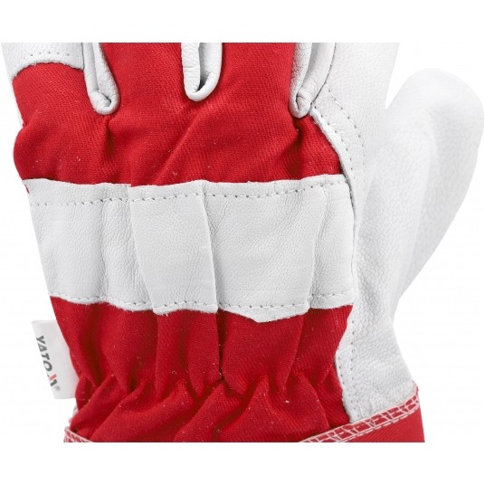 RĘKAWICE BUDOWLANE KOZIA SKÓRA R. 9 -zdjęcie numer 5