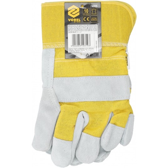 RĘKAWICE BUDOWLANE SKÓRA BYDL. R. 10 -zdjęcie numer 7