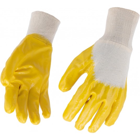 RĘKAWICE GUMOWANE /ŻÓŁTE/10,5" -zdjęcie numer 2