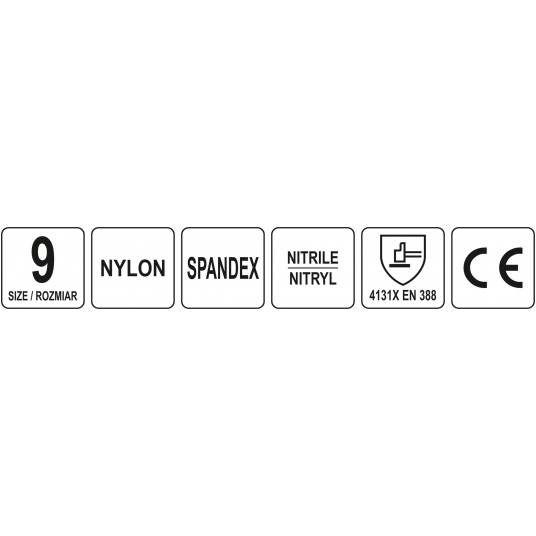 RĘKAWICE OCHR. NITR. NAKROP. R. 9 -zdjęcie numer 4