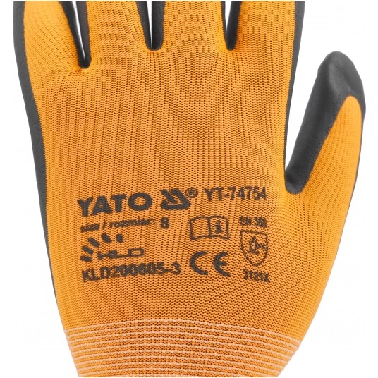 RĘKAWICE OCHR. Z OBSŁ. SMART. NITR R. 8 -zdjęcie numer 5