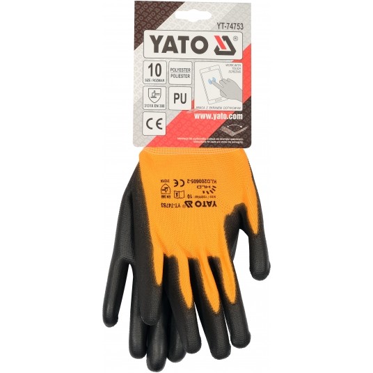 RĘKAWICE OCHR. Z OBSŁ. SMART. PU R. 10 -zdjęcie numer 3