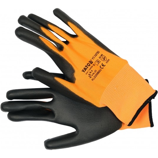 RĘKAWICE OCHR. Z OBSŁ. SMART. PU R. 10 -zdjęcie numer 1