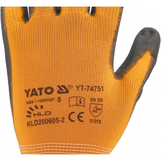RĘKAWICE OCHR. Z OBSŁ. SMART. PU R. 8 -zdjęcie numer 5