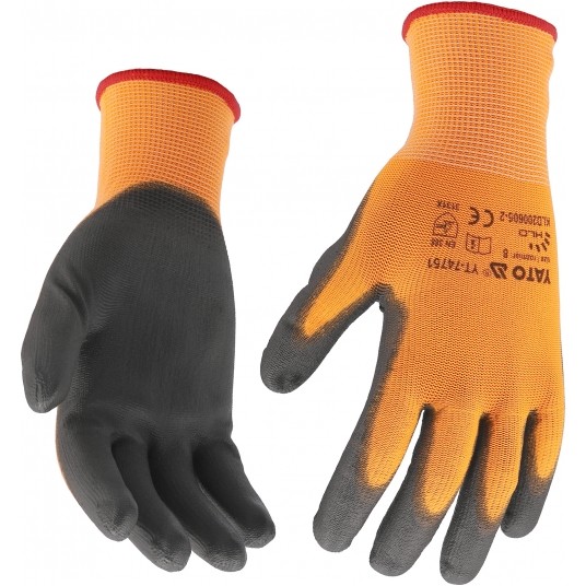RĘKAWICE OCHR. Z OBSŁ. SMART. PU R. 8 -zdjęcie numer 2