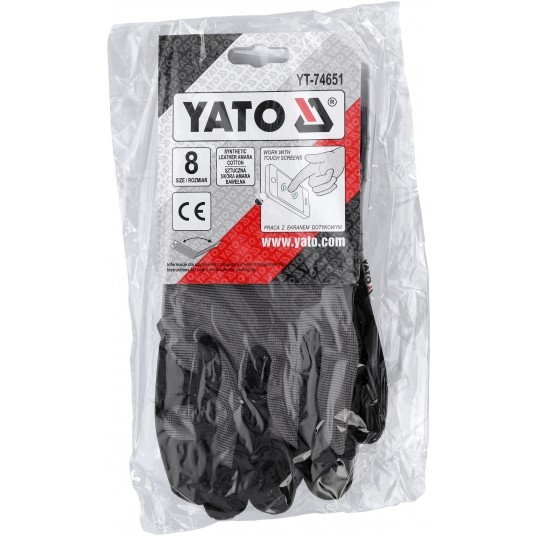 RĘKAWICE ROBOCZE AMARA ROZM. 8 -zdjęcie numer 7