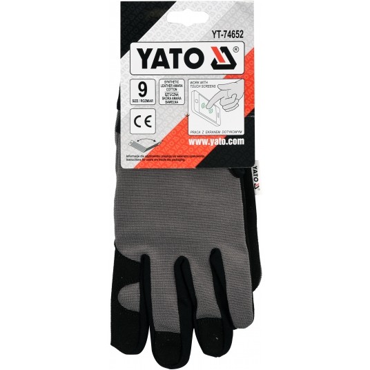 RĘKAWICE ROBOCZE AMARA ROZM. 9 -zdjęcie numer 3