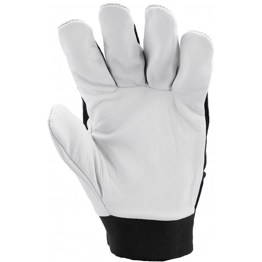 RĘKAWICE ROBOCZE SKÓRA ROZM. 8 CZARNE -zdjęcie numer 3