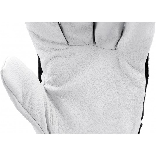 RĘKAWICE ROBOCZE SKÓRA ROZM. 8 CZARNE -zdjęcie numer 5