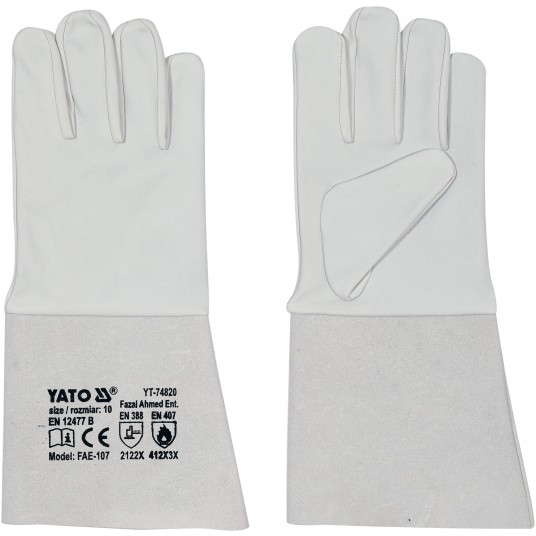 RĘKAWICE SPAWALNICZE TIG R.10 -zdjęcie numer 8