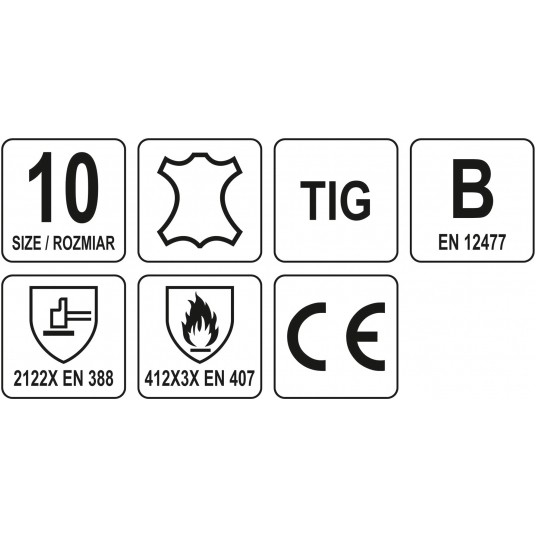 RĘKAWICE SPAWALNICZE TIG R.10 -zdjęcie numer 10