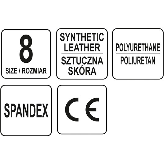 RĘKAWICE Z OCHRONĄ PRZED ODCISK. R. 8 -zdjęcie numer 10