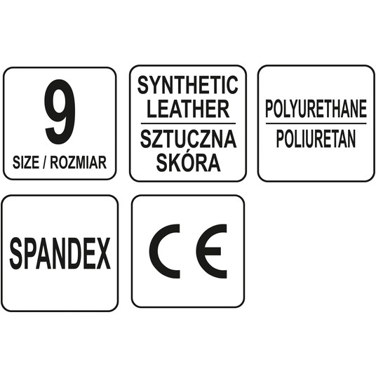 RĘKAWICE Z OCHRONĄ PRZED ODCISK. R. 9 -zdjęcie numer 4