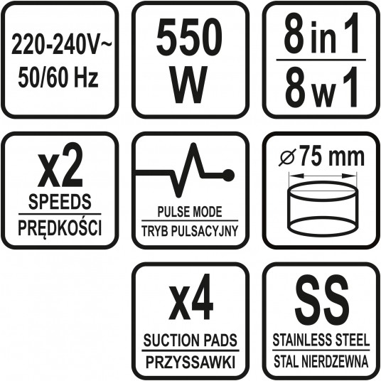 ROBOT KUCHENNY 8W1 550W -zdjęcie numer 19