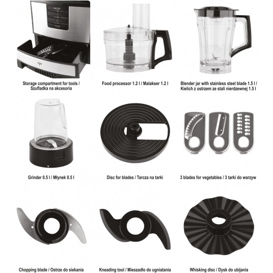 ROBOT KUCHENNY 8W1 550W -zdjęcie numer 17