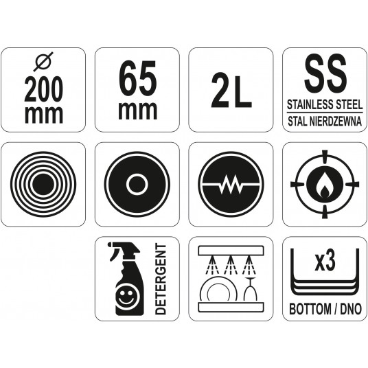 RONDEL DO SOSÓW SS 20CM 2L -zdjęcie numer 3