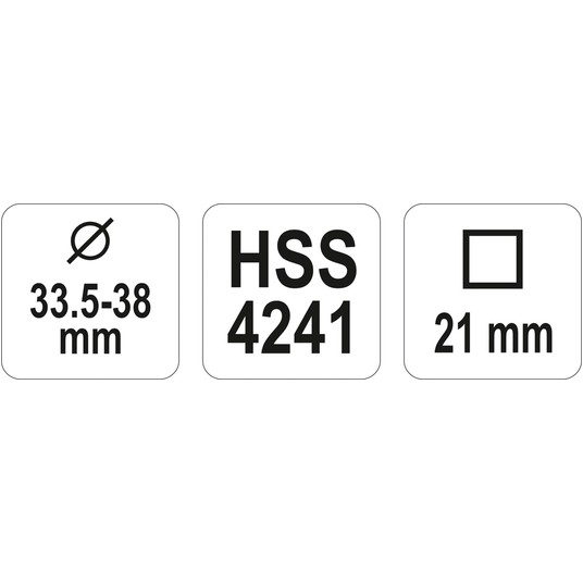 ROZWIERTAK NASTAWNY HSS 33,5-38 MM -zdjęcie numer 3