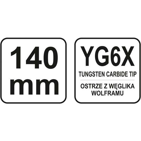 RYSIK DO SZKŁA, CERAMIKI I METALU 140MM -zdjęcie numer 3