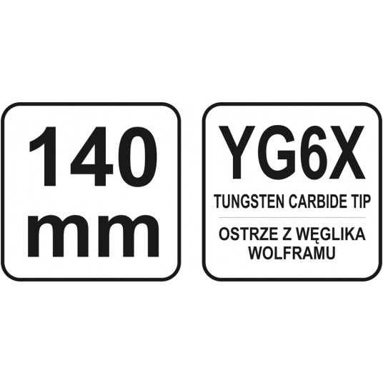 RYSIK DO SZKŁA, CERAMIKI I METALU 140MM -zdjęcie numer 3