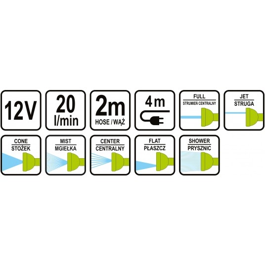 SAMOCHODOWY PRYSZNIC TURYSTYCZNY 20L/MIN -zdjęcie numer 6