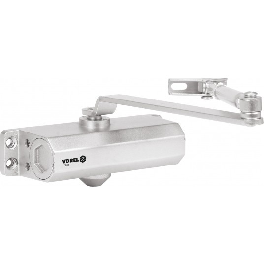 SAMOZAMYKACZ DO DRZWI 40-65 KG SREBRNY -zdjęcie numer 1