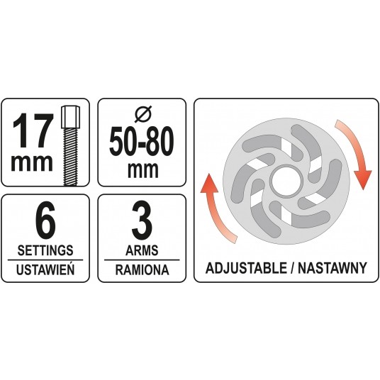ŚCIĄGACZ NASTAWNY DO KÓŁ ROZRZĄDU -zdjęcie numer 3