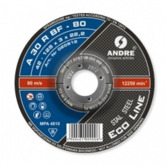 ŚCIERNICA 27 - 180 X 6,0 X 22,23 A24QBF - 80 METAL -zdjęcie numer 1