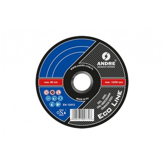 ŚCIERNICA 41 - 125 X 1,6 X 22,23 A46RBF - 80 METAL -zdjęcie numer 1