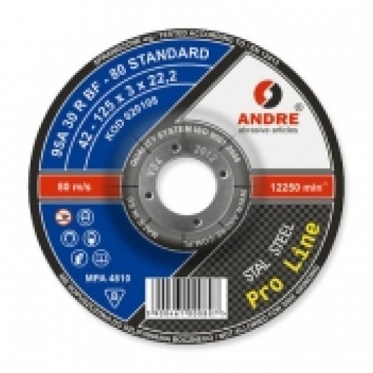ŚCIERNICA 42 - 125 X 3,0 X 22,23 95A30TBF - 80 EX -zdjęcie numer 1