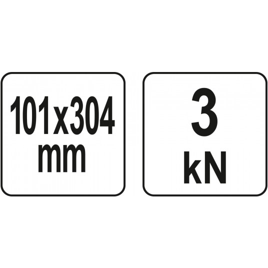 ŚCISK C GŁĘBOKI 101 X 304 MM / 4" X 12" -zdjęcie numer 3