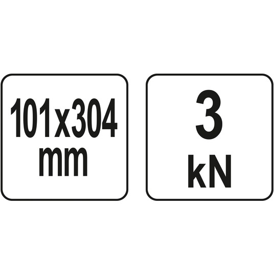 ŚCISK C GŁĘBOKI 101 X 304 MM / 4" X 12" -zdjęcie numer 3