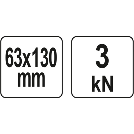 ŚCISK C GŁĘBOKI 63 X 130 MM /2,5X5" -zdjęcie numer 3
