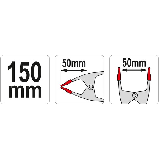 ŚCISK SPRĘŻYNOWY 150 MM -zdjęcie numer 3