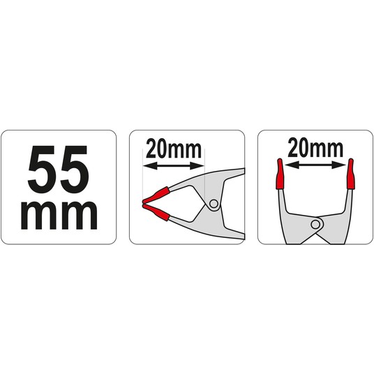 ŚCISK SPRĘŻYNOWY 55MM -zdjęcie numer 3