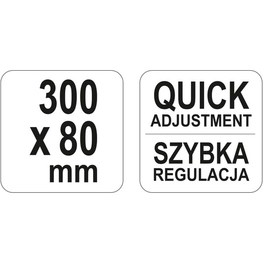 ŚCISK STOLARSKI KUTY 300 X 80 MM -zdjęcie numer 4