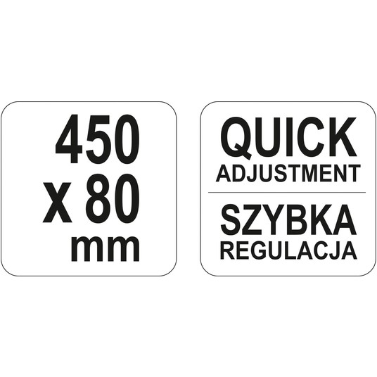 ŚCISK STOLARSKI KUTY 450 X 80 MM -zdjęcie numer 4