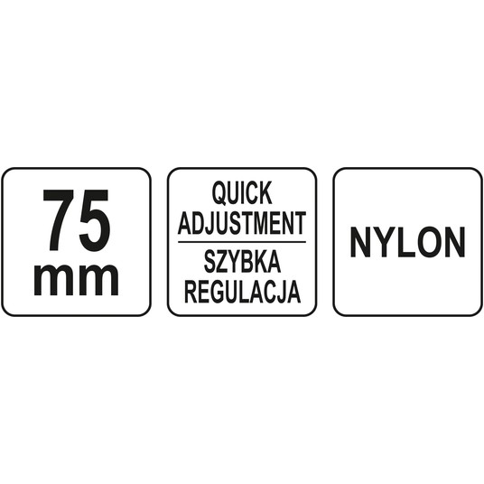 ŚCISK TYP C NYLONOWY 75 MM -zdjęcie numer 3