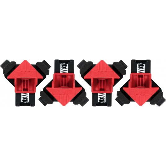 ŚCISKI KĄTOWE SPRĘŻYNOWE, ZESTAW 4 SZT. -zdjęcie numer 1