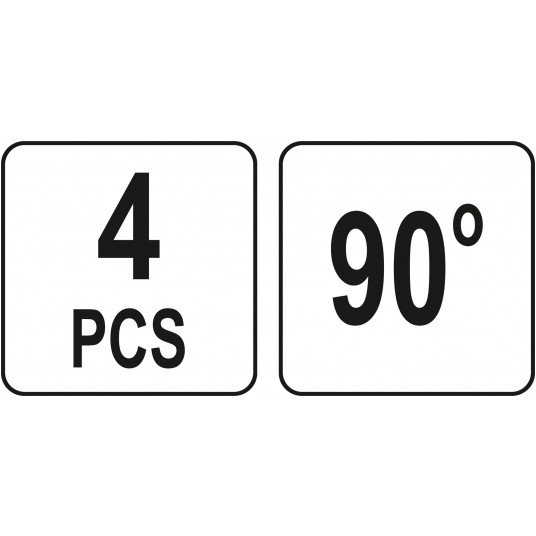 ŚCISKI KĄTOWE SPRĘŻYNOWE, ZESTAW 4 SZT. -zdjęcie numer 5