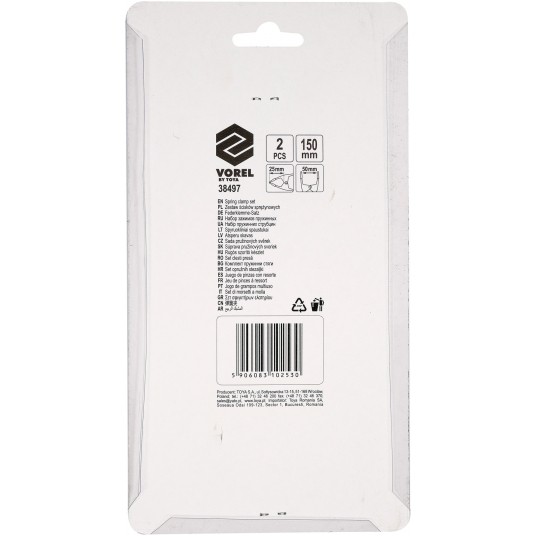 ŚCISKI SPRĘŻYNOWE 150 MM. KPL. 2 SZT. -zdjęcie numer 5