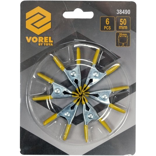 ŚCISKI SPRĘŻYNOWE 50 MM KPL. 6 SZT -zdjęcie numer 4