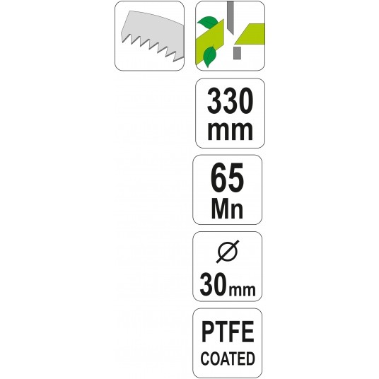SEKATOR GĄSIENICOWY Z PIŁĄ 330MM FLO -zdjęcie numer 4