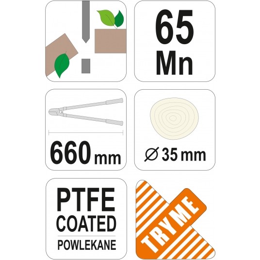 SEKATOR KOWADEŁK. DO KONARÓW 660MM FLO -zdjęcie numer 3