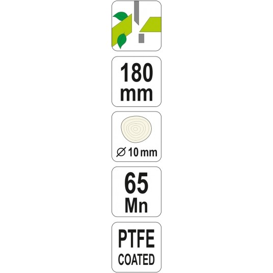 SEKATOR NOŻYCOWY 180MM PTFE FLO -zdjęcie numer 3