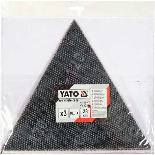 SIATKA ŚCIERNA DELTA 28CM 3SZT P120 -zdjęcie numer 2
