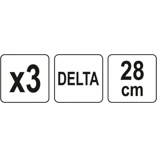 SIATKA ŚCIERNA DELTA 28CM 3SZT P60 -zdjęcie numer 4
