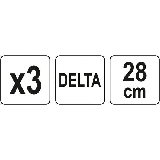 SIATKA ŚCIERNA DELTA 28CM 3SZT P60 -zdjęcie numer 4