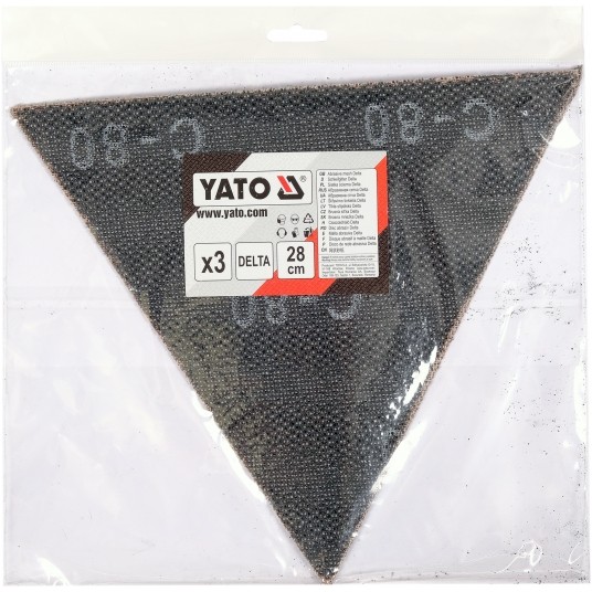 SIATKA ŚCIERNA DELTA 28CM 3SZT P80 -zdjęcie numer 2